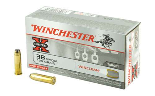 Ammunition Winchester Ammunition Super X 38Special WIN SPRX WINCLEAN 38SPL 125GR 50/500